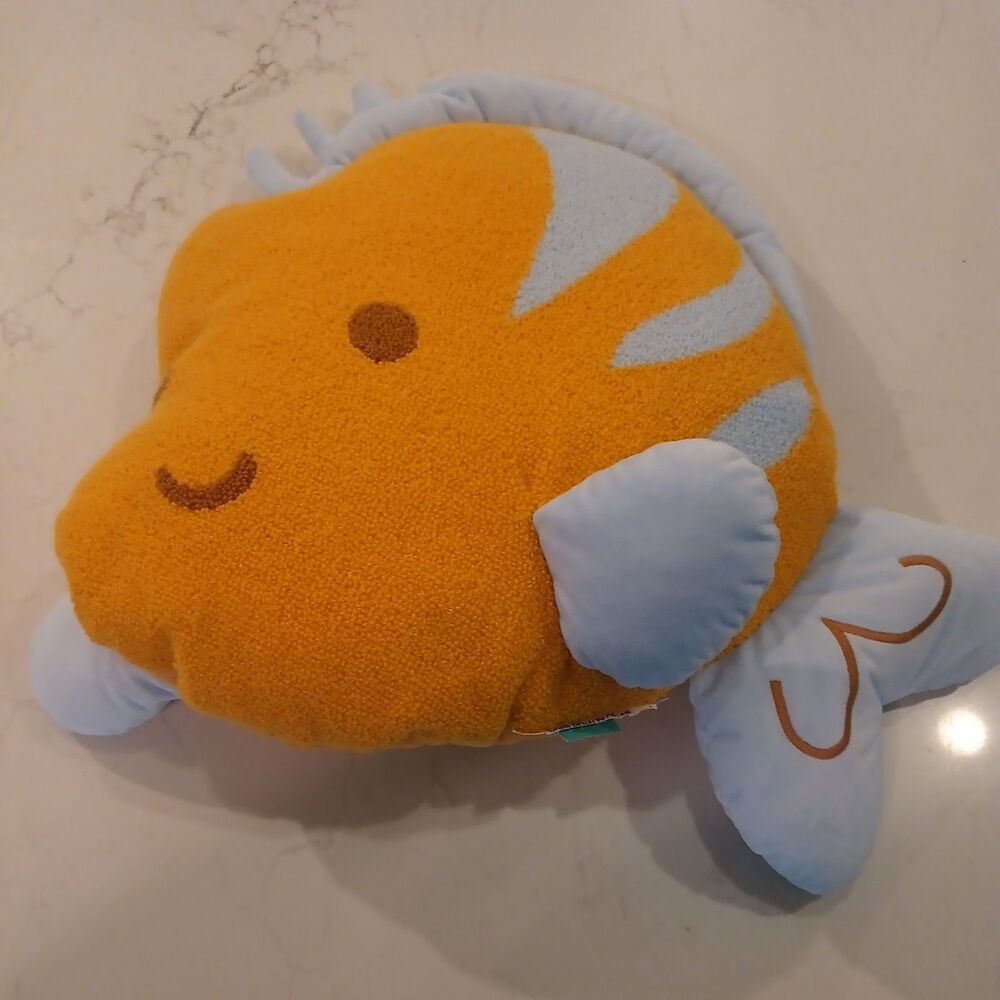 Disney Pillowfort The Little Mermaid's Flounder Accent Bed Pillow - Cute!